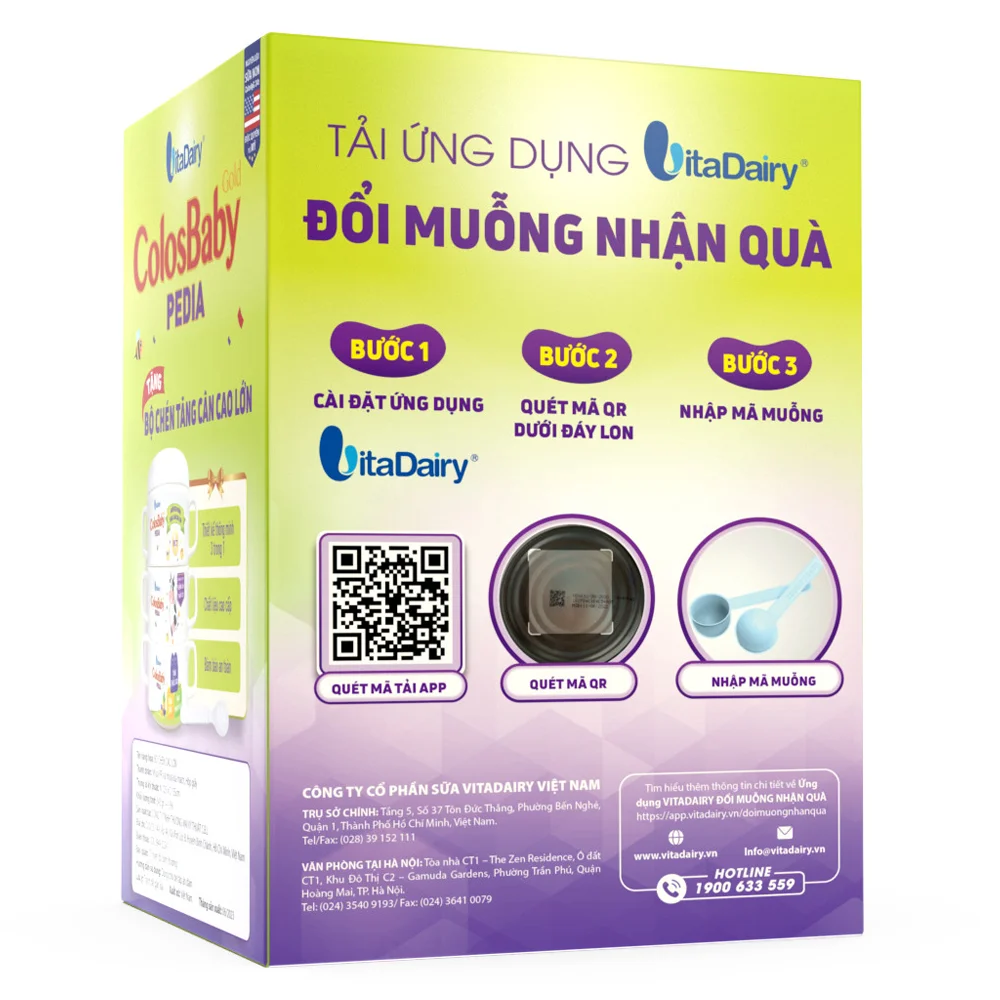 Sữa ColosBaby Gold Pedia 800g (1 - 10 tuổi)