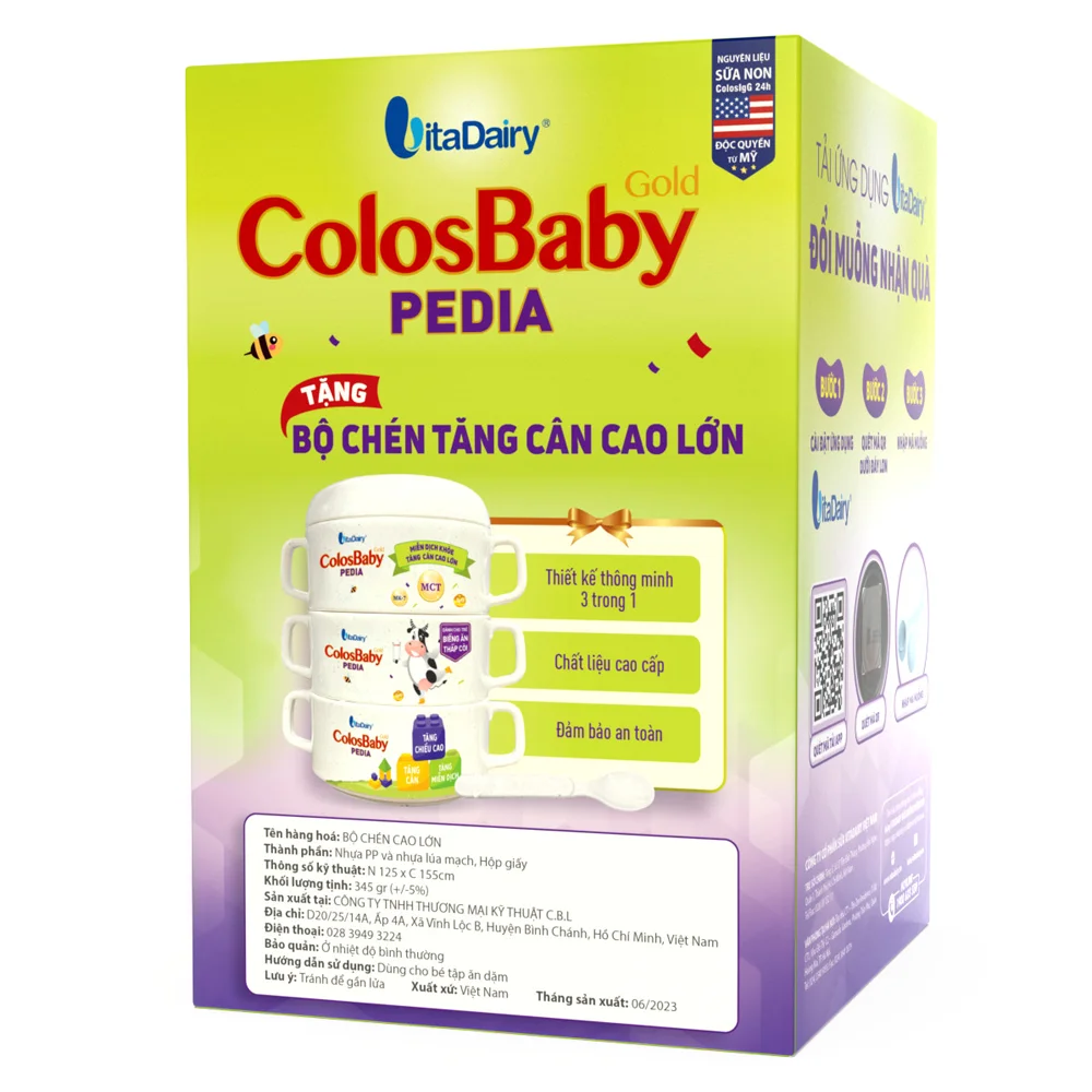 Sữa ColosBaby Gold Pedia 800g (1 - 10 tuổi)