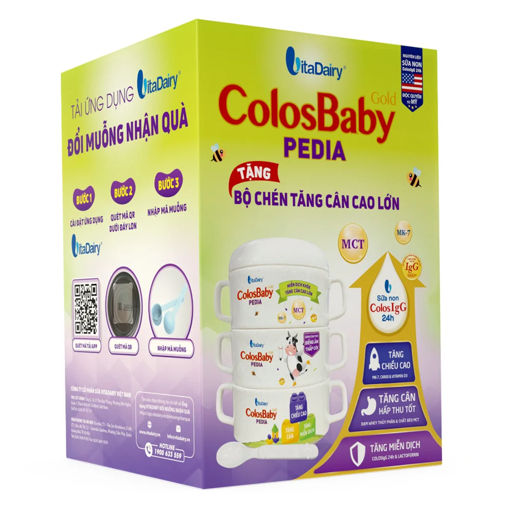 Sữa ColosBaby Gold Pedia 800g (1 - 10 tuổi)