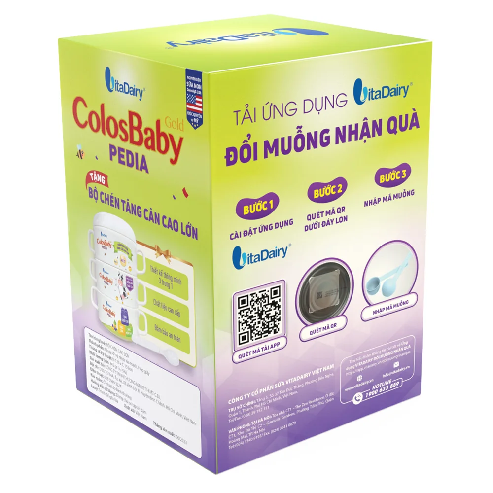 Sữa ColosBaby Gold Pedia 800g (1 - 10 tuổi)