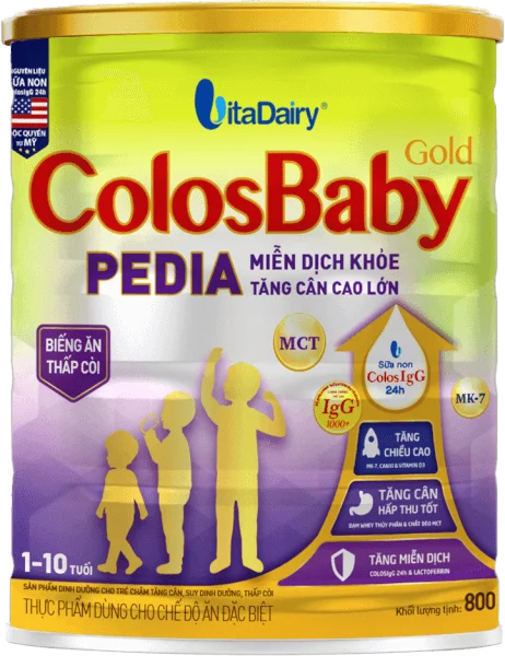 Sữa ColosBaby Gold Pedia 800g (1 - 10 tuổi)