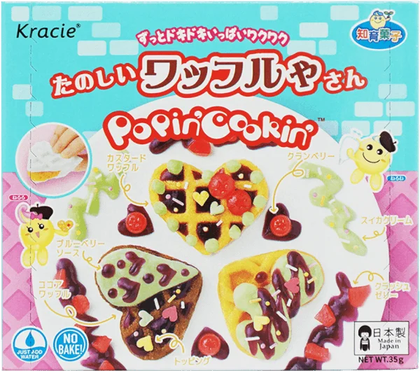 Kẹo sáng tạo bánh Kếp - Popin cookin Tanoshii Waffle New
