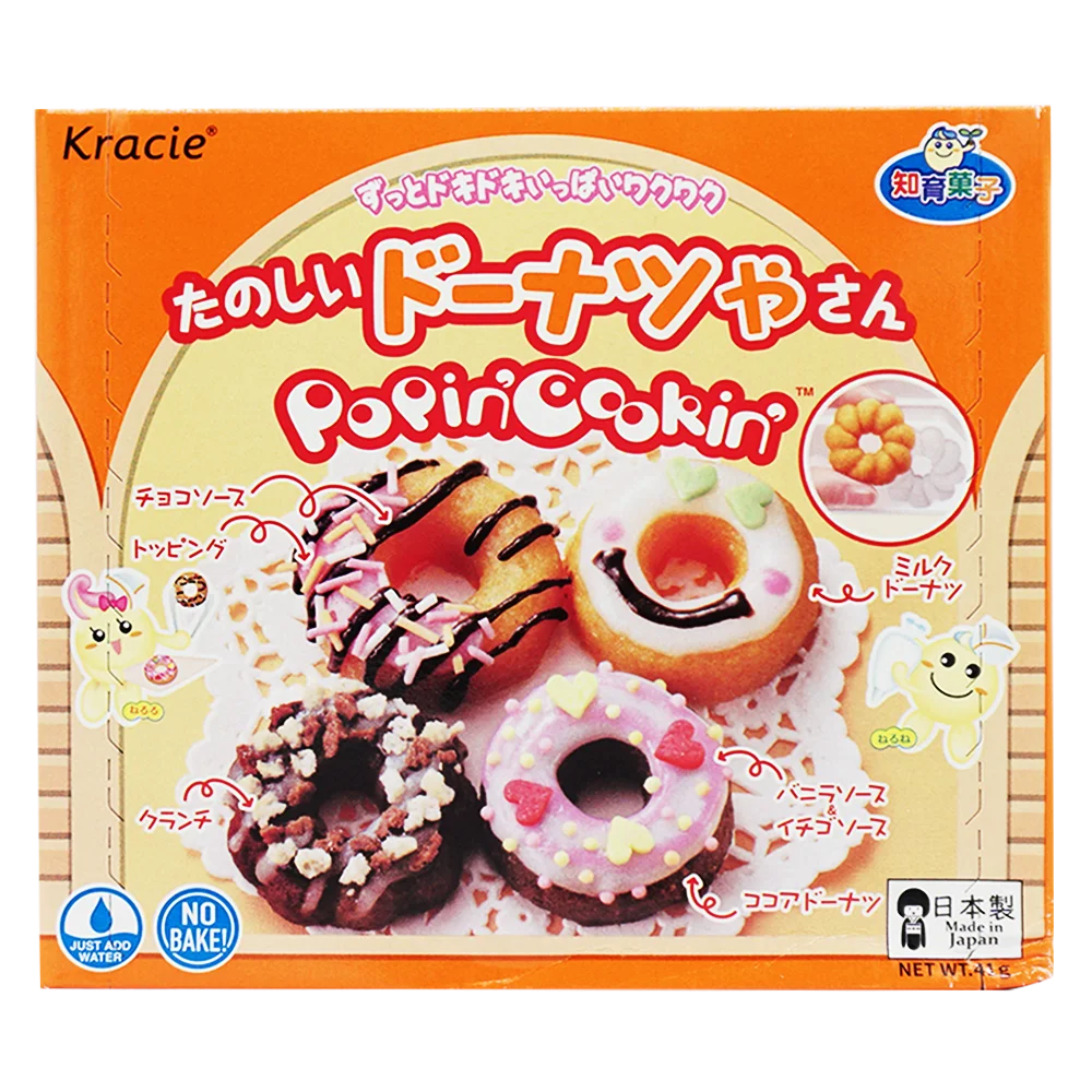 Kẹo sáng tạo bánh Donuts - Popin cookin Tanoshii Donuts New