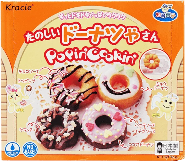 Kẹo sáng tạo bánh Donuts - Popin cookin Tanoshii Donuts New