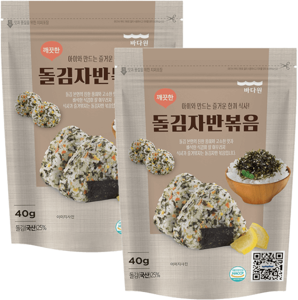 Combo 2 Rong biển Rắc cơm Hàn Quốc BADAONE vị Truyền thống