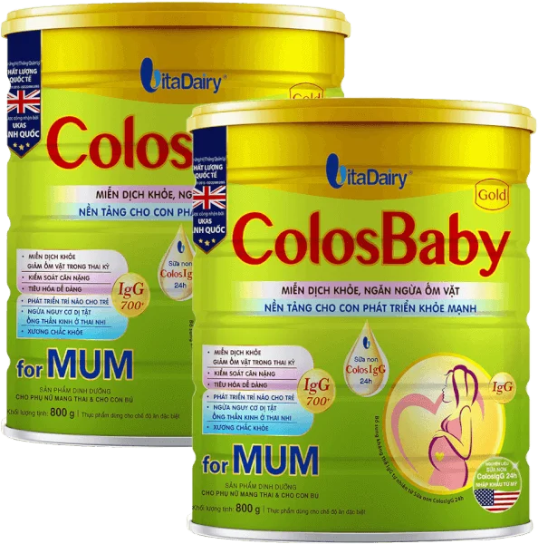 Combo 2 Sữa bầu Colosbaby Gold Mum 800g
