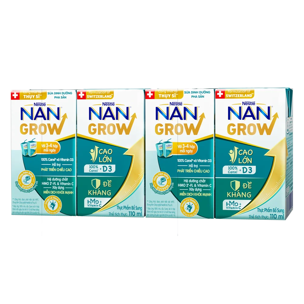 Thực phẩm bổ sung Nestlé NANGROW 9 (4x110ml)