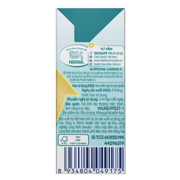 Thực phẩm bổ sung Nestlé NANGROW 9 (4x110ml)