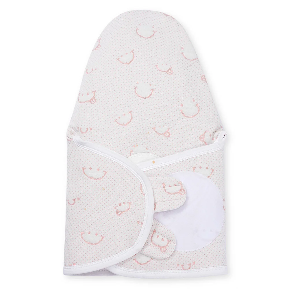 Túi quấn Họa tiết Gấu nâu Animo VD423037 (NB,Trắng)