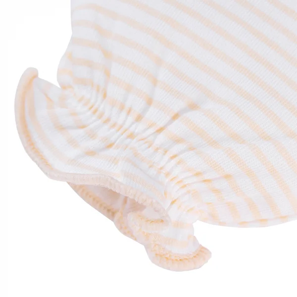 Bộ bao tay chân sơ sinh thun Animo BA1022047 (NB,Vàng sọc)