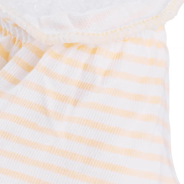 Bộ bao tay chân sơ sinh thun Animo BA1022047 (NB,Vàng sọc)