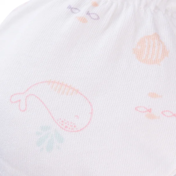 Bộ bao tay chân sơ sinh thun Animo BA1022042 (NB,Hồng họa tiết)