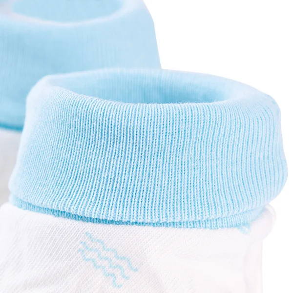 Bộ bao tay chân sơ sinh bo Animo BA1022036 (NB,Xanh họa tiết)