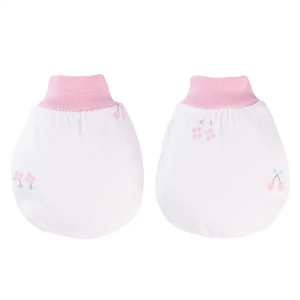 Bộ bao tay chân sơ sinh bo Animo BA1022034 (NB,Hồng họa tiết)