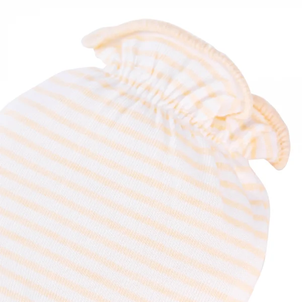 Cặp bao tay sơ sinh thun Animo BA1022072 (NB,Vàng)