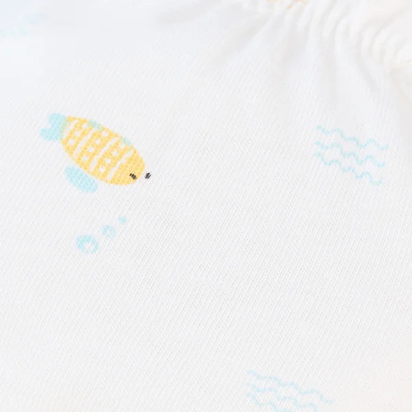 Cặp bao tay sơ sinh thun Animo BA1022072 (NB,Vàng)