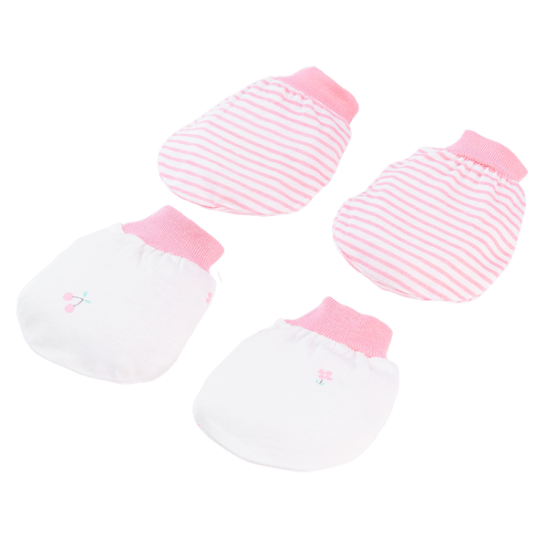 Cặp bao tay sơ sinh bo Animo BA1022066 (NB,Hồng)