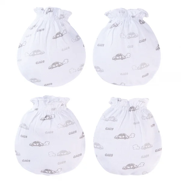 Cặp bao tay sơ sinh thun Animo HN522053 (NB,Xám)