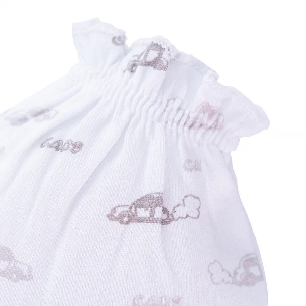 Cặp bao tay sơ sinh thun Animo HN522053 (NB,Xám)