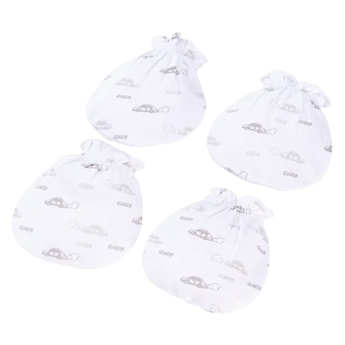 Cặp bao tay sơ sinh thun Animo HN522053 (NB,Xám)