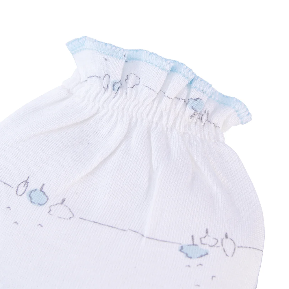 Cặp bao tay sơ sinh thun Animo HN522053 (NB,Xanh ngọc)