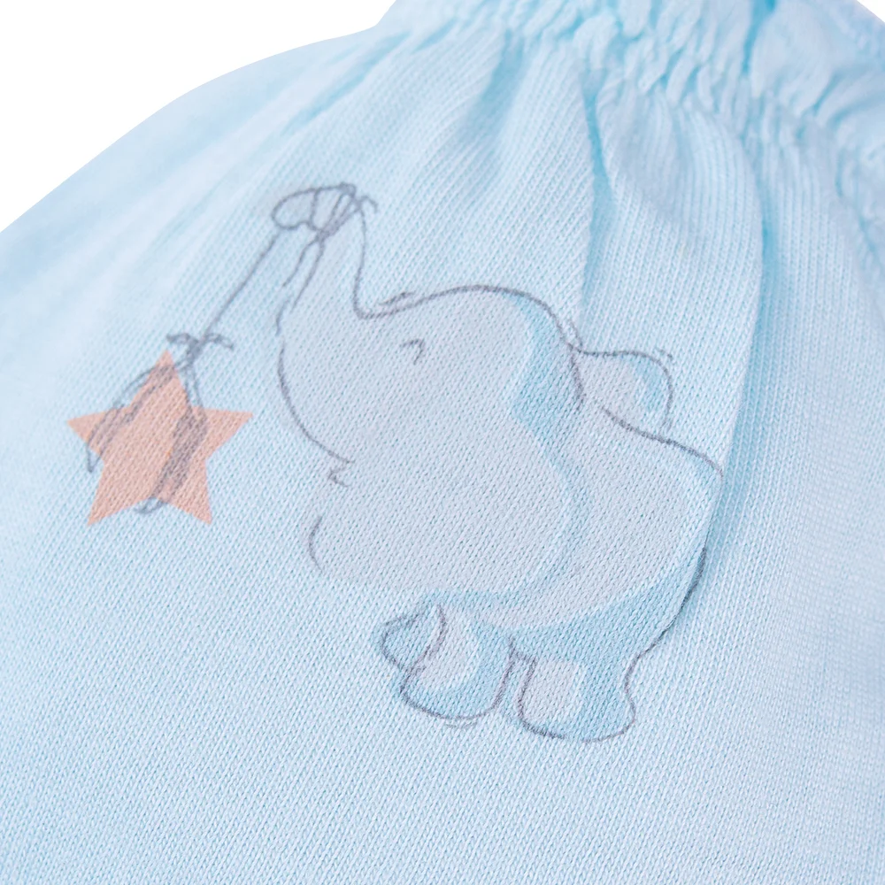 Cặp bao tay sơ sinh thun Animo HN522053 (NB,Xanh ngọc)