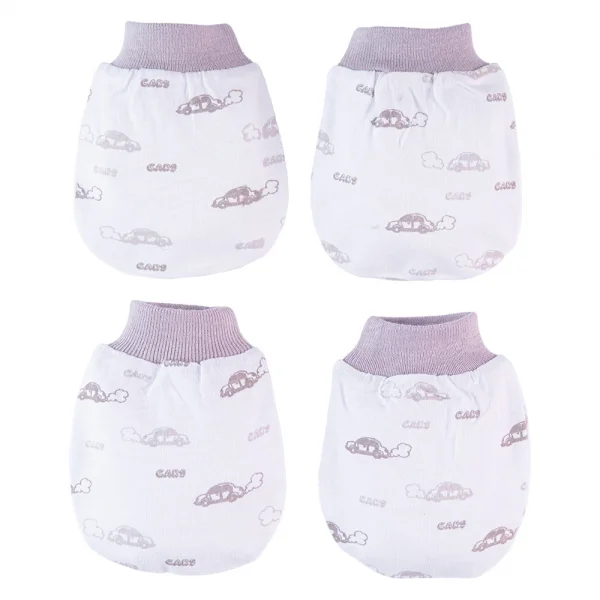 Cặp bao tay sơ sinh bo Animo HN522052 (NB,Xám)