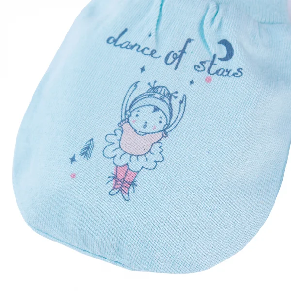 Cặp bao tay sơ sinh bo Animo HN522052 (NB,Xanh ngọc)