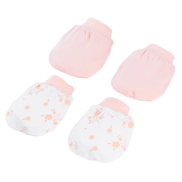 Cặp bao tay sơ sinh bo Animo HN522052 (NB,Hồng)