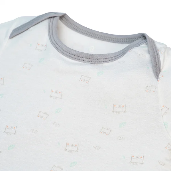 Body tính năng tam giác vải modal Animo VĐ522029 (0-12M,Xám)