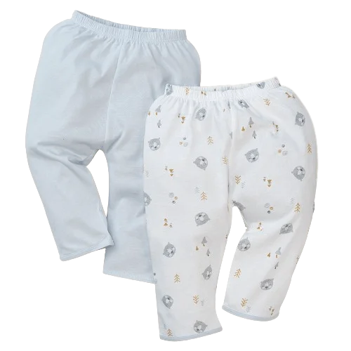 Cặp quần sơ sinh dài Animo KV422092 (NB-12M,Xám)