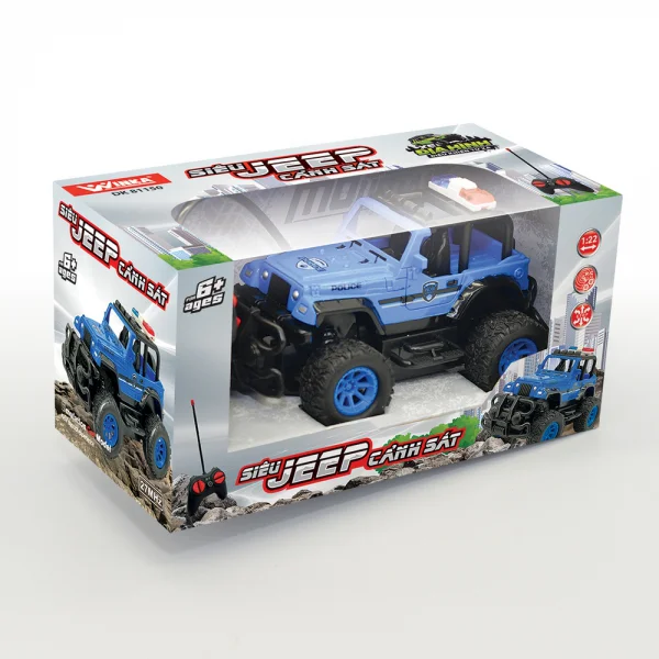 Xe điều khiển siêu Jeep cảnh sát DK81150