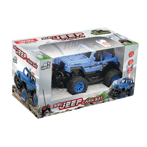 Xe điều khiển siêu Jeep cảnh sát DK81150