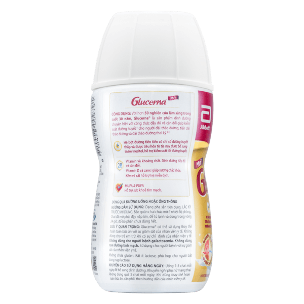 Combo 4 thùng Thực phẩm dinh dưỡng y học Glucerna 220ml (Lốc 6 chai) - 5 lốc/thùng