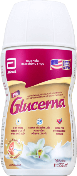 Thực phẩm dinh dưỡng y học Glucerna 220ml (Lốc 6 chai)