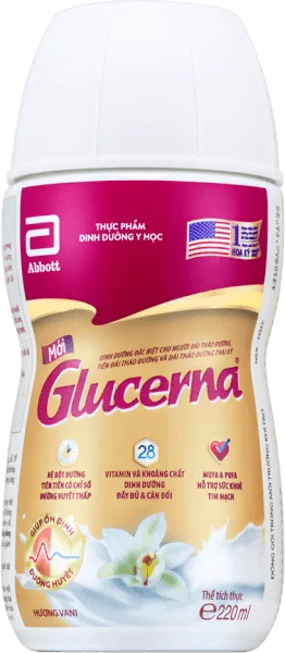 Thực phẩm dinh dưỡng y học Glucerna 220ml (Lốc 6 chai)