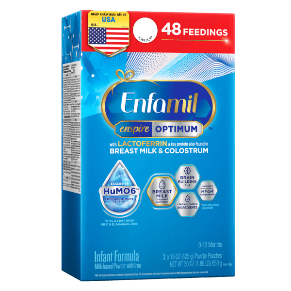 Sữa Enfamil Enspire Infant Formula 850g (0-12 tháng)