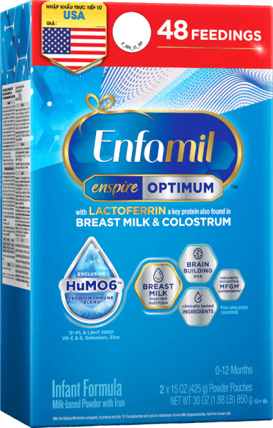 Sữa Enfamil Enspire Infant Formula 850g (0-12 tháng)