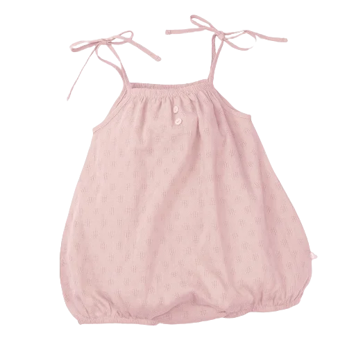 Bodysuit bé gái tam giác Animo TX522018 (0-12M,Hồng)