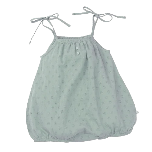 Bodysuit bé gái tam giác Animo TX522017 (0-12M,Xanh)