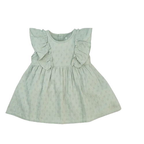 Đầm vải bé gái Animo TX422053 (6M-3Y,Xanh)