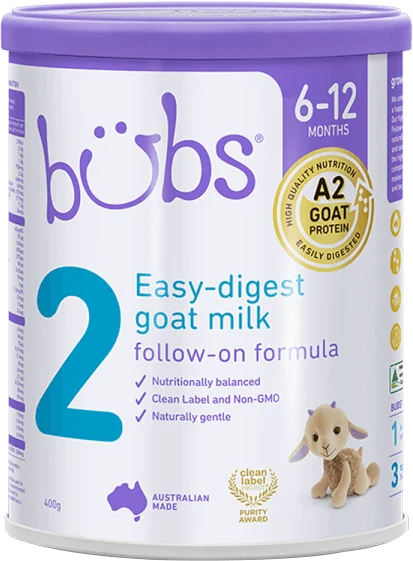 Sữa dê Bubs Goat số 2 400g (6-12 tháng)