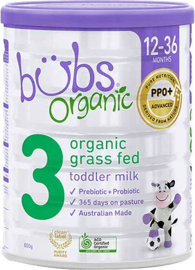Sữa Bubs Organic Bovine số 3 800g (12-36 tháng)