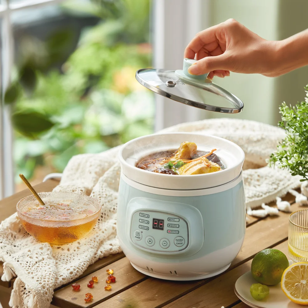 Nồi nấu chậm thông minh Bear 1L (DDG-D10J2, đun trực tiếp)