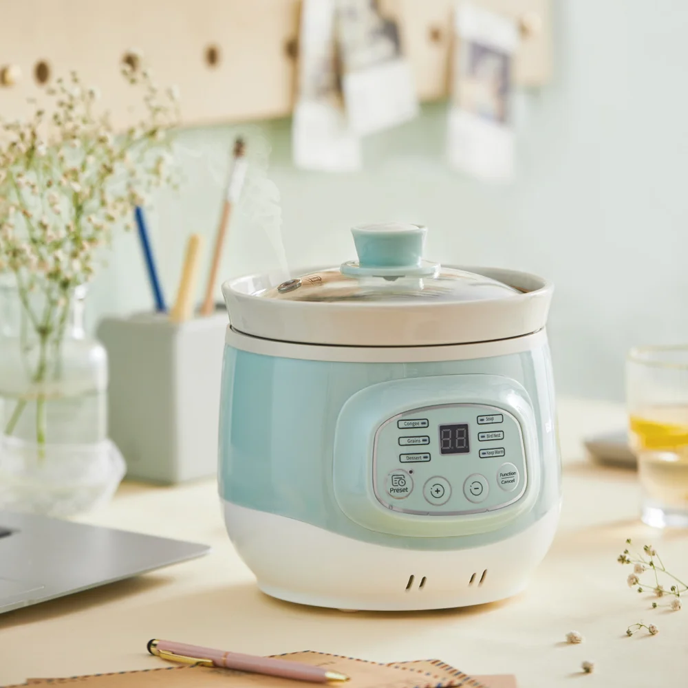 Nồi nấu chậm thông minh Bear 1L (DDG-D10J2, đun trực tiếp)