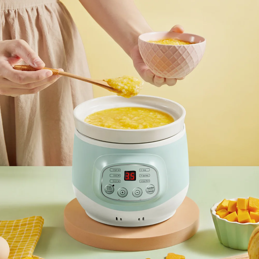 Nồi nấu chậm thông minh Bear 1L (DDG-D10J2, đun trực tiếp)