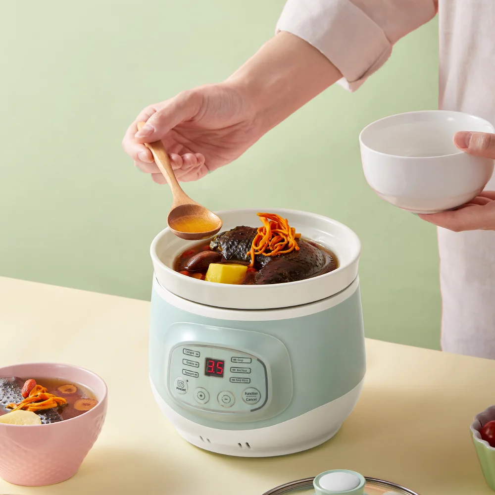 Nồi nấu chậm thông minh Bear 1L (DDG-D10J2, đun trực tiếp)