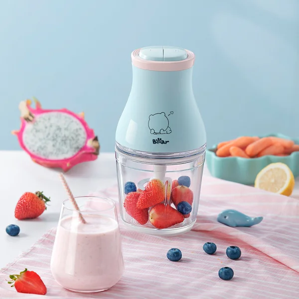 Máy xay thực phẩm đa năng Bear (0.6L, 2 mức xay, QSJ-B02Y5, CC)