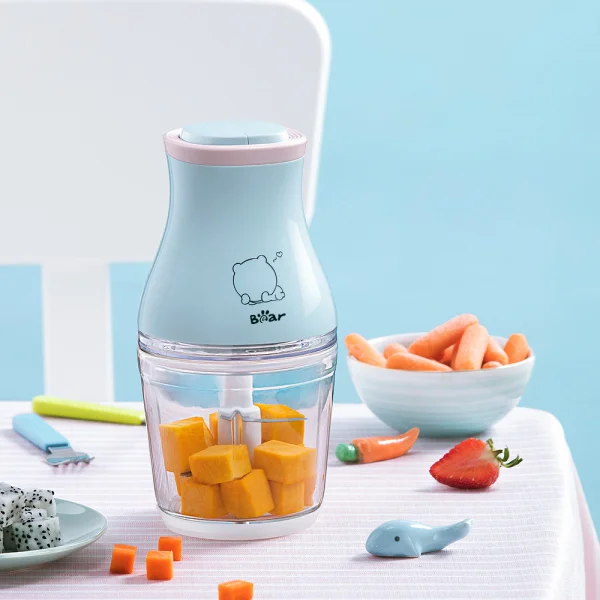 Máy xay thực phẩm đa năng Bear (0.6L, 2 mức xay, QSJ-B02Y5, CC)
