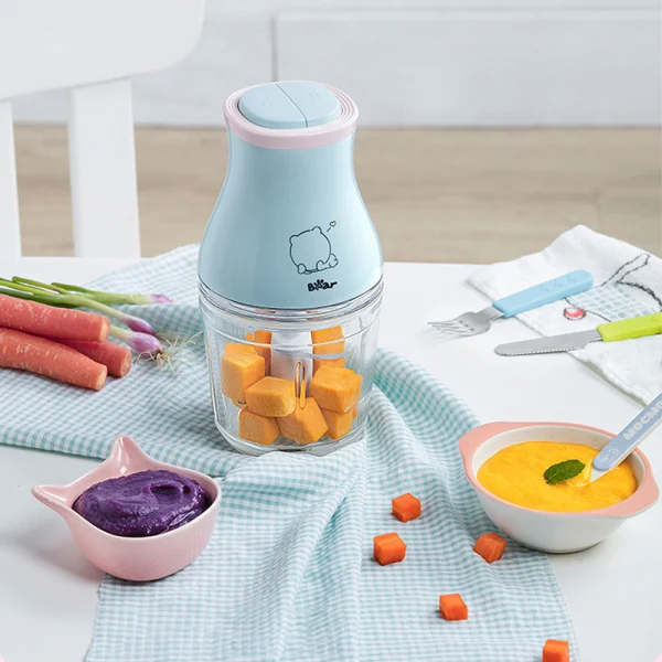 Máy xay thực phẩm đa năng Bear (0.6L, 2 mức xay, QSJ-B02Y5, CC)